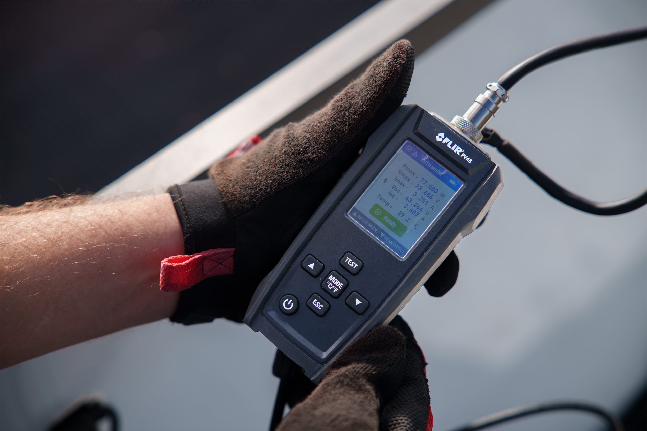 FLIR PV48 rejestrator krzywej I-U 3