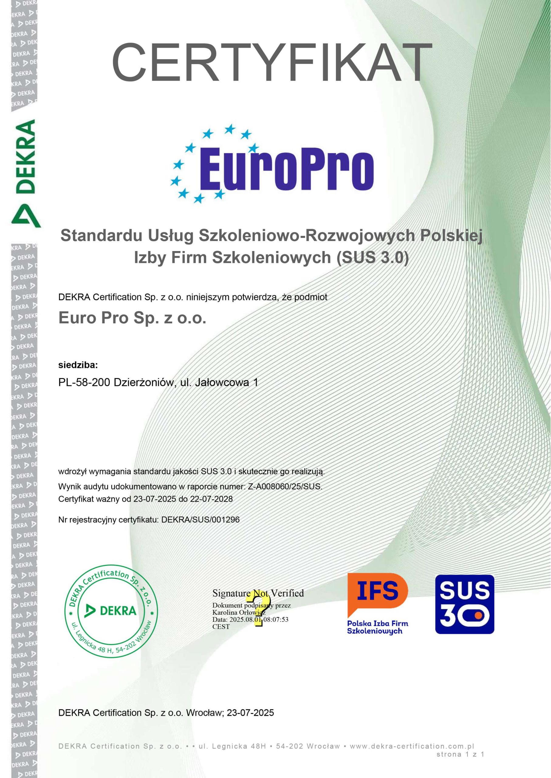 pl-certyfikat-elektroniczny-sus-euro-pro-sp.-z-o.o Szkolenia z badań termowizyjnych 25