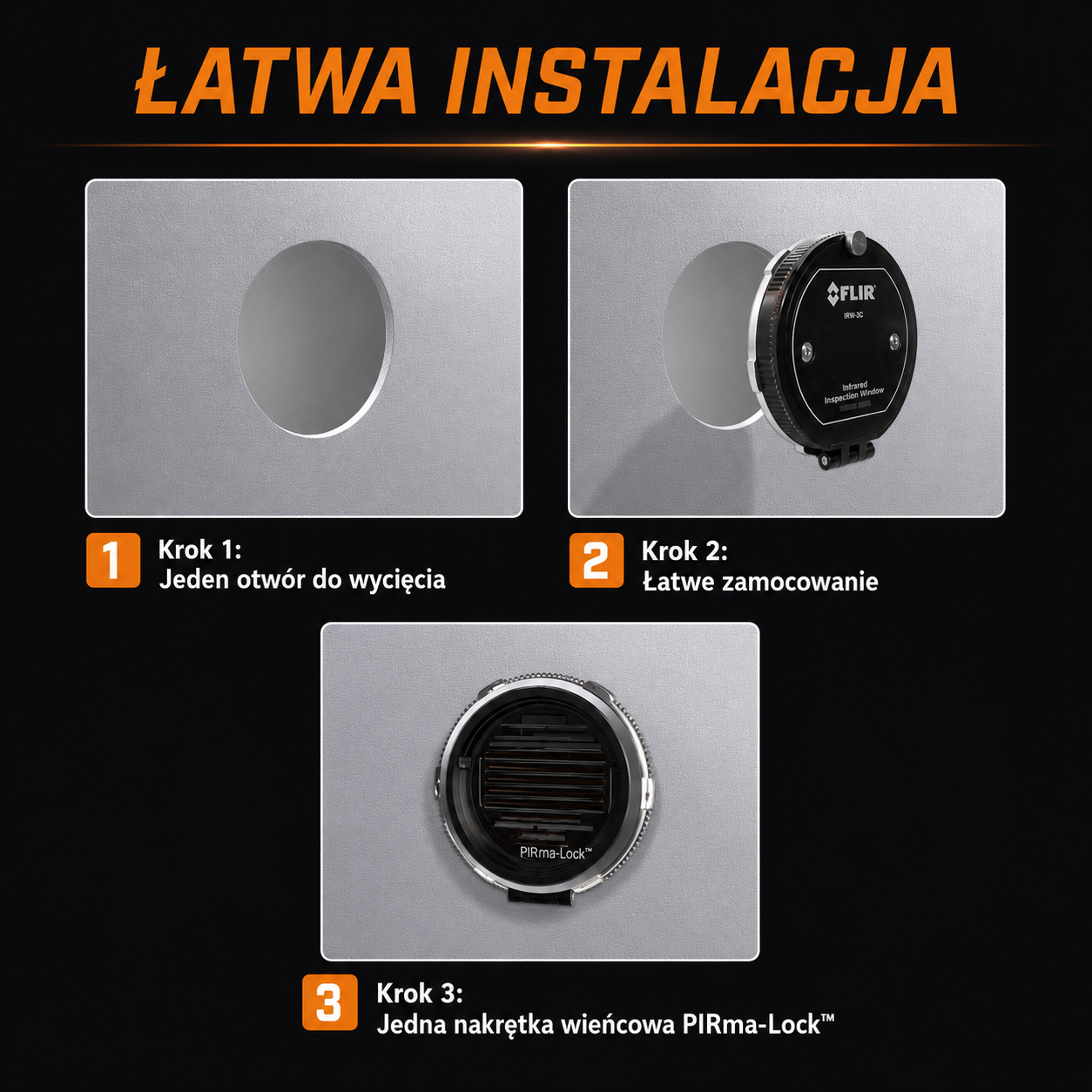 Okna podczerwieni FLIR 4